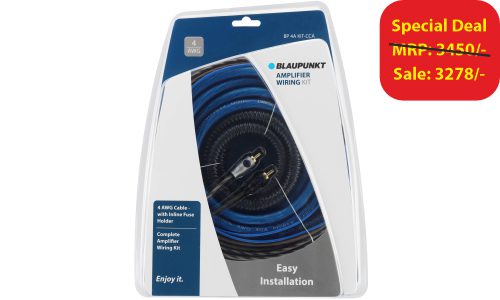 Blaupunkt Car Accessories BP 4A KIT Verstärker Kabelkit 4AWG CCA Sicherung