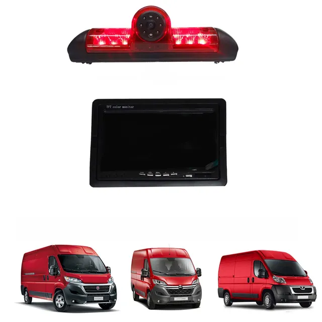 TAFFIO Ducato Jumper Boxer Rückfahrkamera 7" Monitor LED