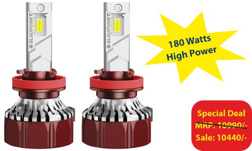 Blaupunkt Velocity 12X PRO HP H8 H11 LED Birne 180W
