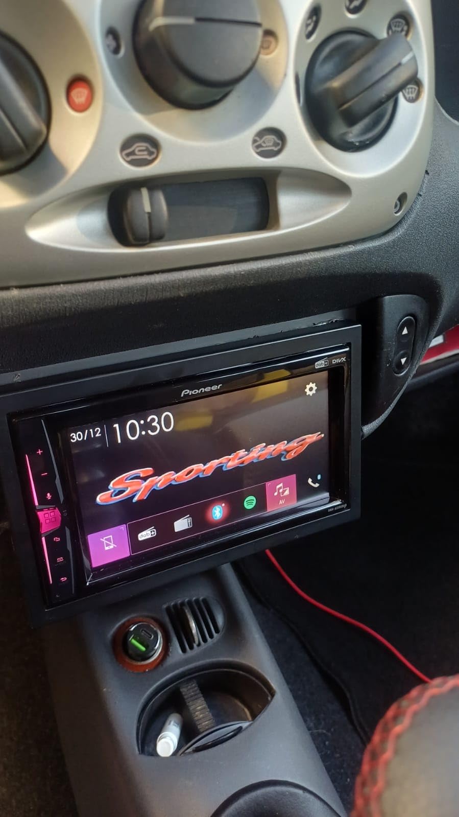 Pioneer DMH-A3300DAB 2-DIN Autoradio 6,2" Single DAB+