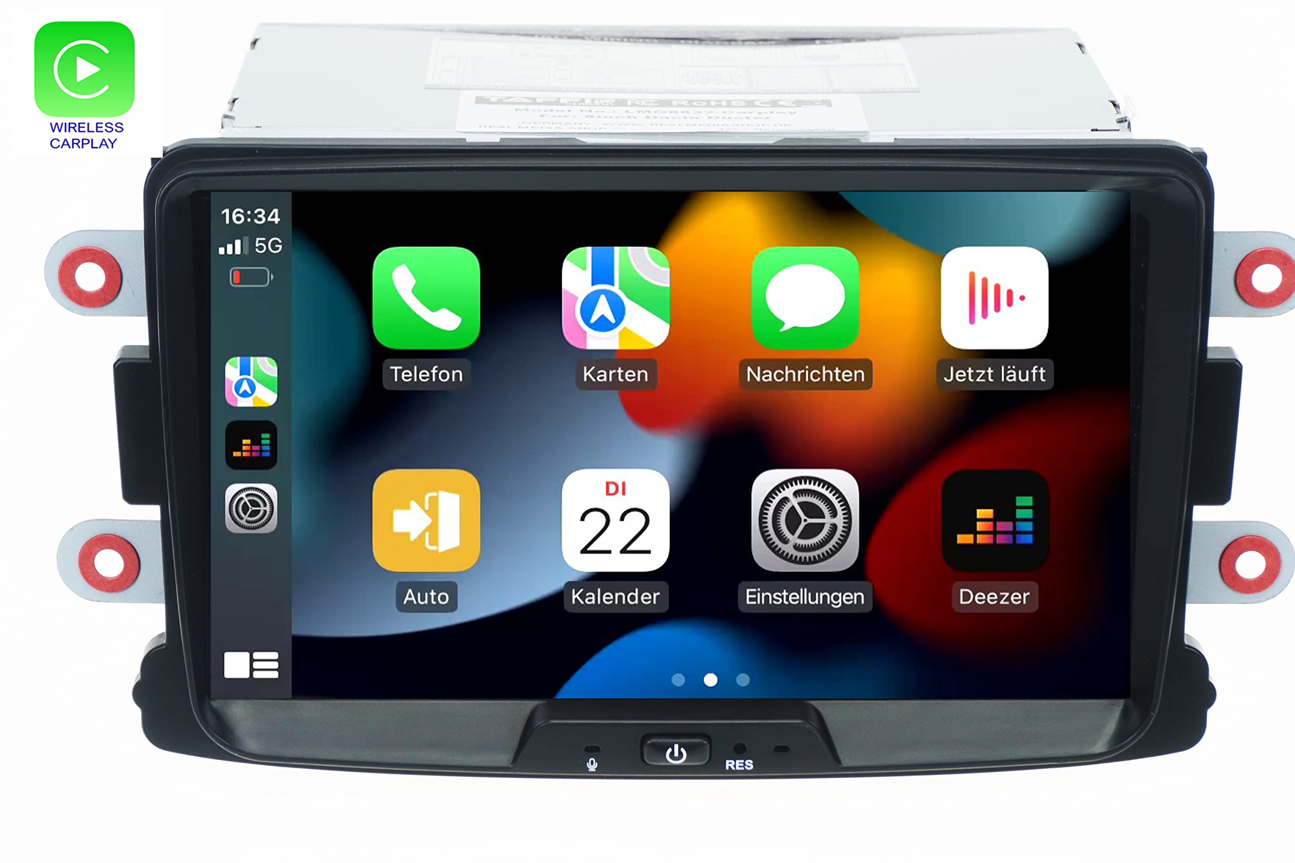 TAFFIO Duster Sandero Captur Autoradio 8" Android CarPlay