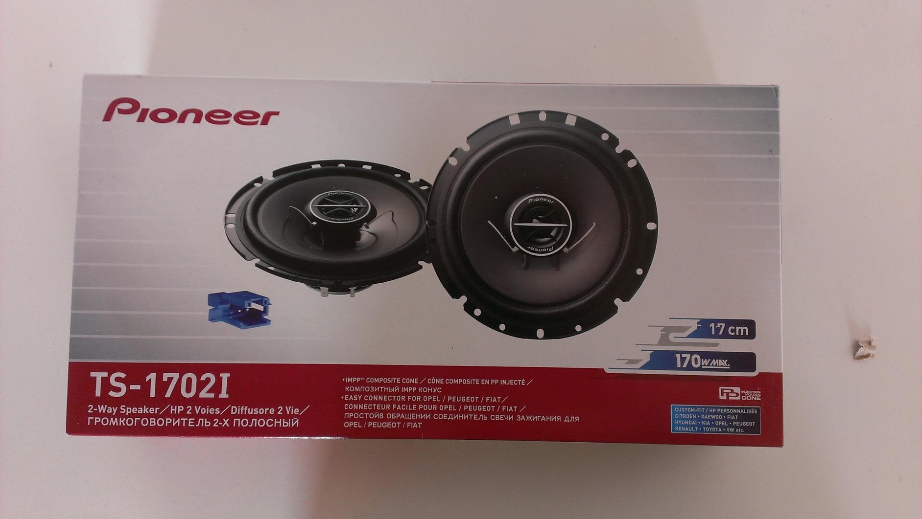 Pioneer TS-1702I 17cm Koax Lautsprecher 2-Wege 170W Set