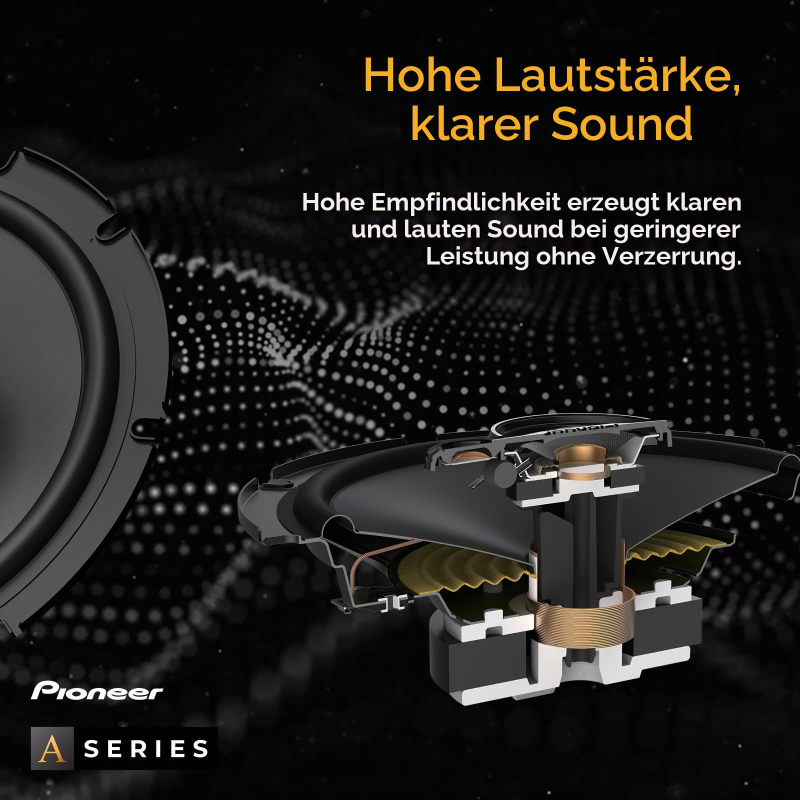 Pioneer TS-A6881F A Serie 6x8 Koaxial-Lautsprecher 4-Wege 350W