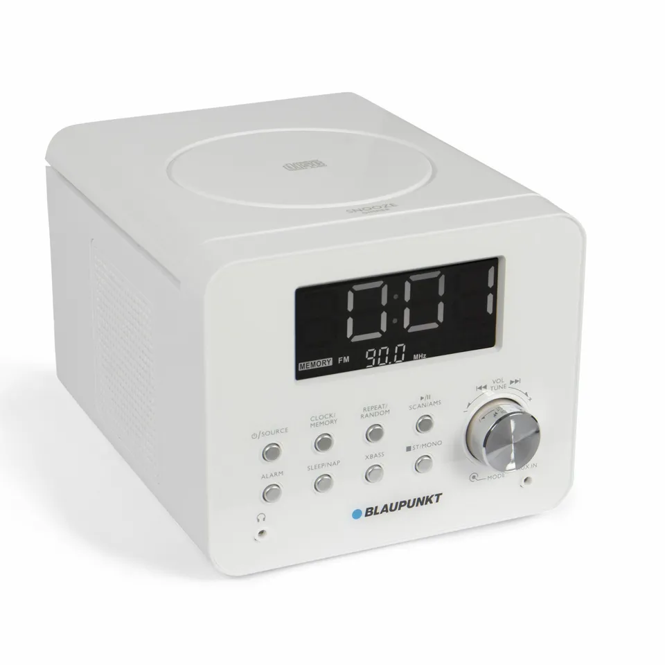 Blaupunkt CDR 10 CD-Uhrenradio Radiowecker schwarz