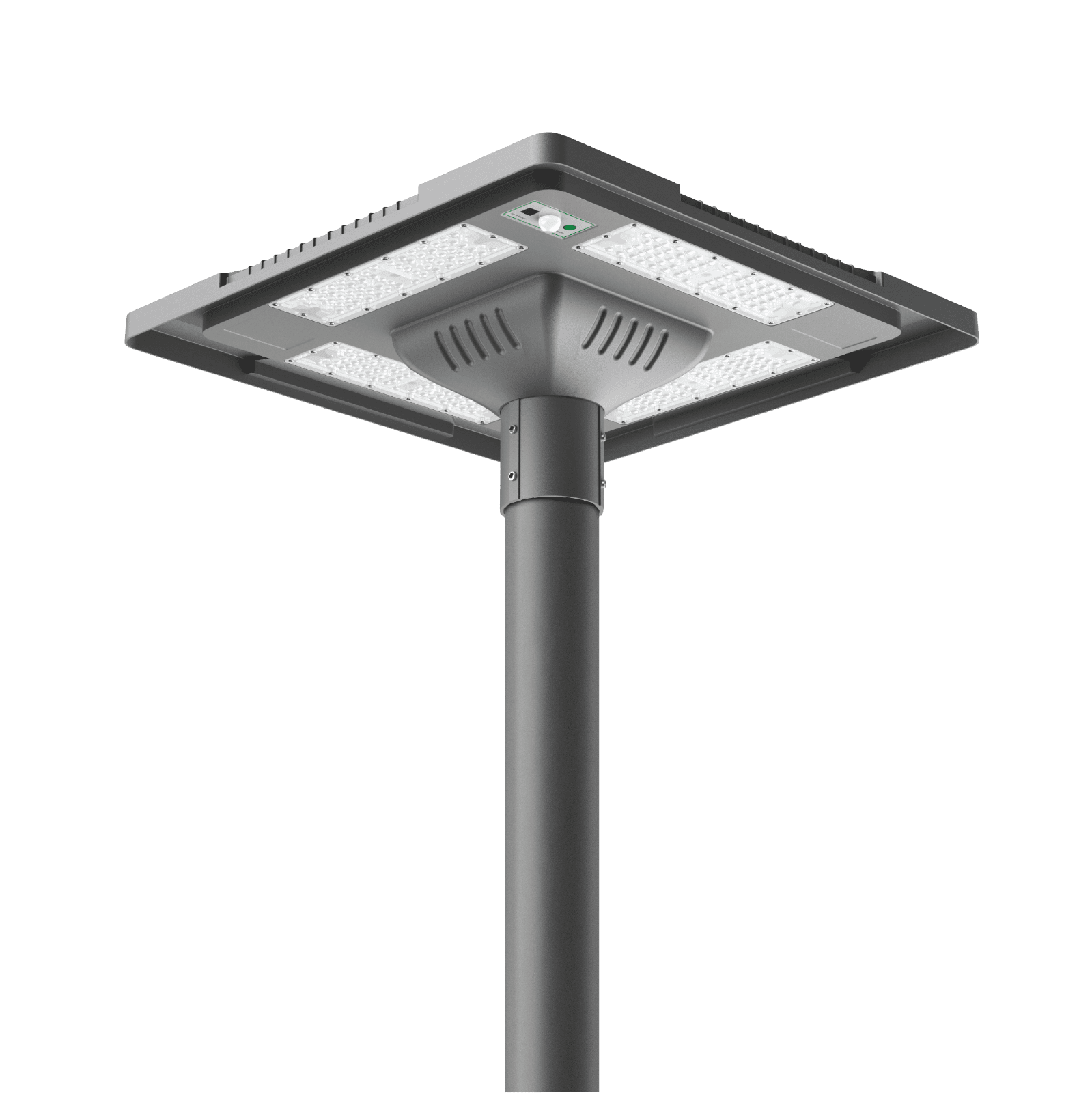 Blaupunkt Solar Gartenleuchte 500W Alu Dayliyht