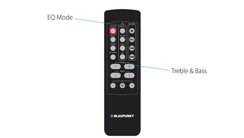 Blaupunkt SBW-01 Soundbar Bluetooth fürs Wohnzimmer