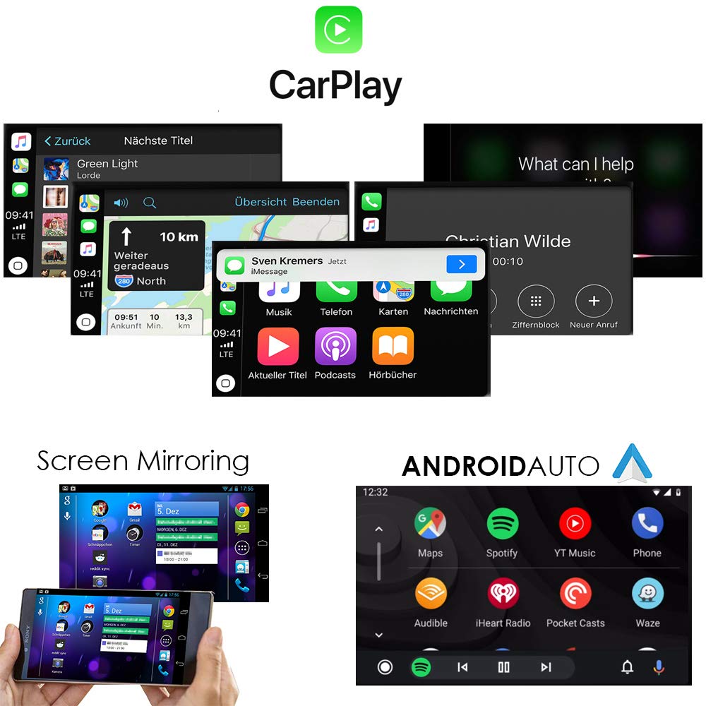 TAFFIO BMW E65 E66 Autoradio 8,8 Zoll Touchscreen Android CarPlay