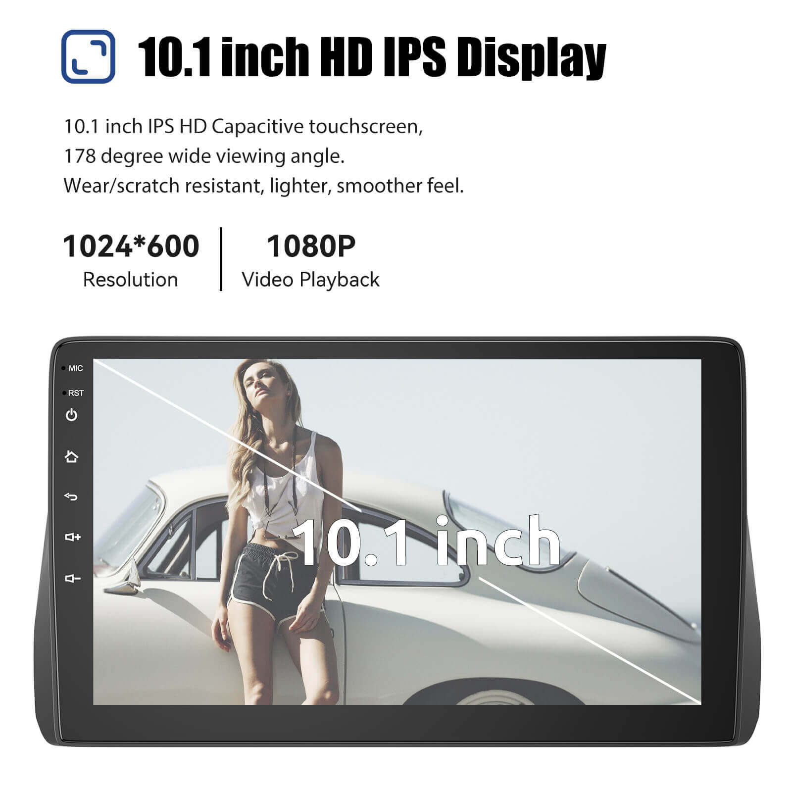ESSGOO Car Stereo 10 Zoll Android Autoradio für Accord 2008-2013