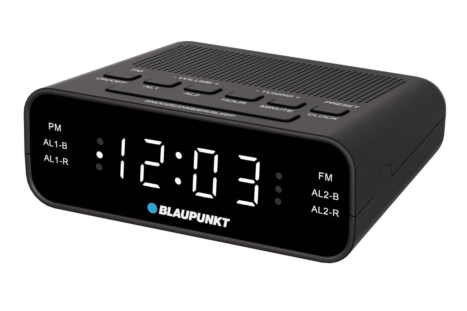 Blaupunkt CR1BK Radiowecker FM LED-Display schwarz