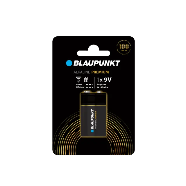Blaupunkt Alkaline Premium Batterie 9V Block