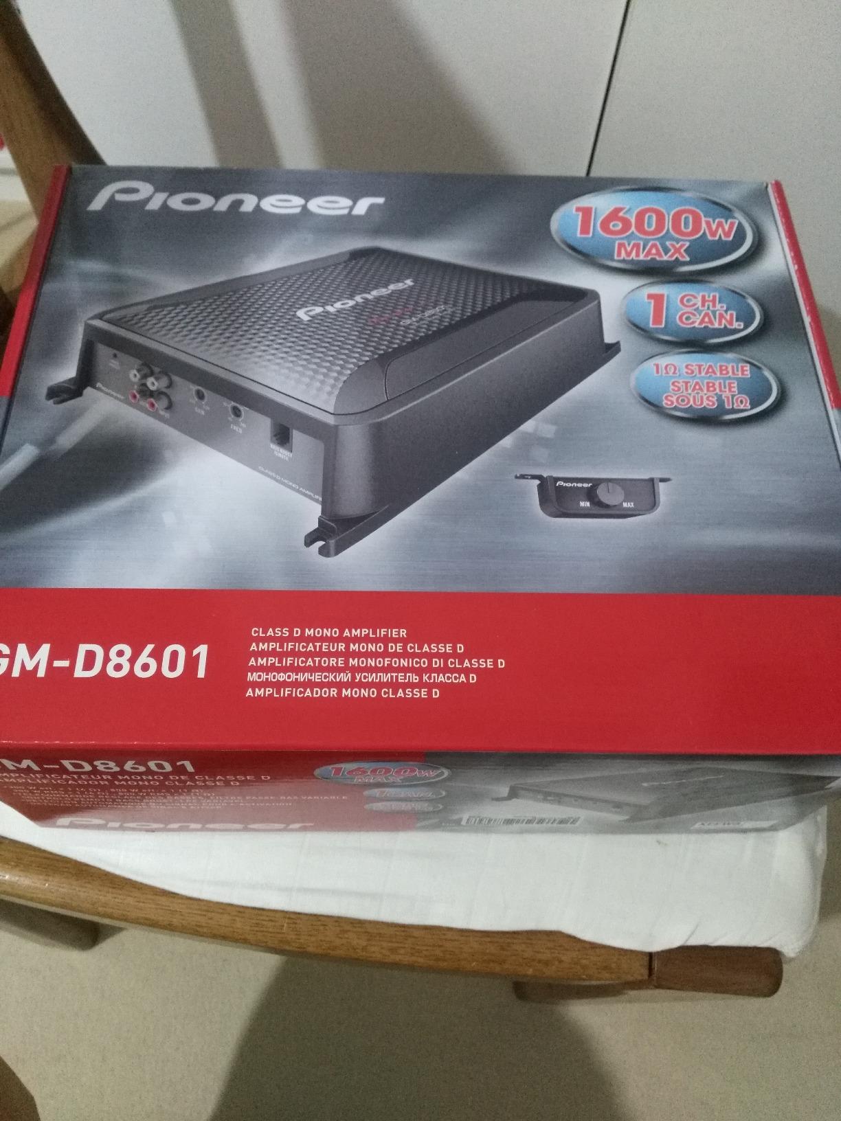 Pioneer GM-D8601 Mono Verstärker Class-D 1600W Bass Boost