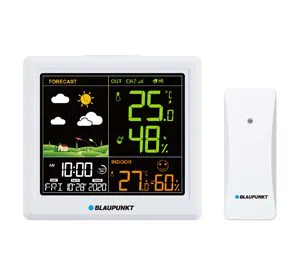 Blaupunkt WS25WH Wetterstation Funk Innen Außen