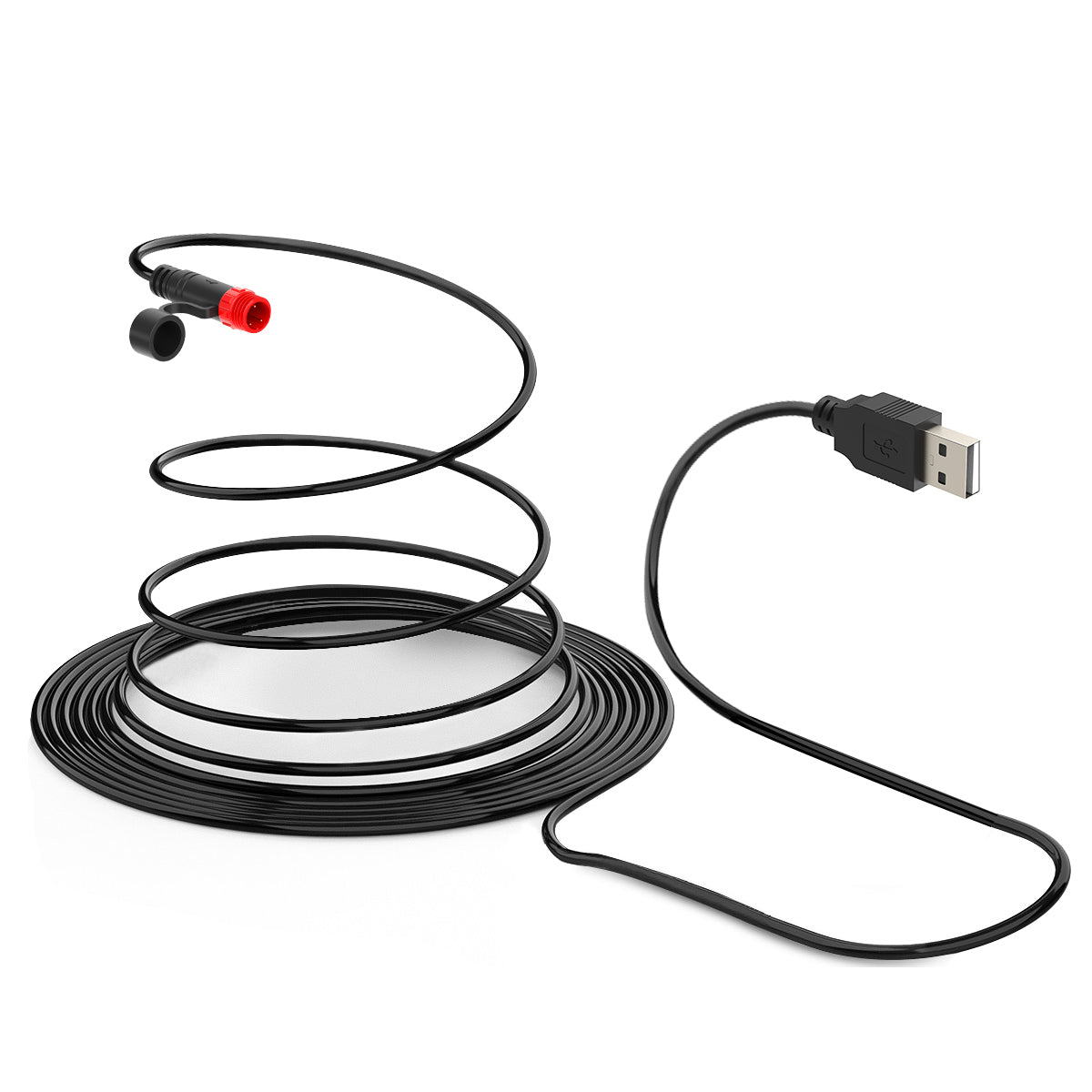 Carpuride Accessories USB Power Line Ladekabel Motorrad Kabel 1 gelb
