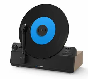Blaupunkt VT100BK Vertikal-Plattenspieler Schwarz Bluetooth
