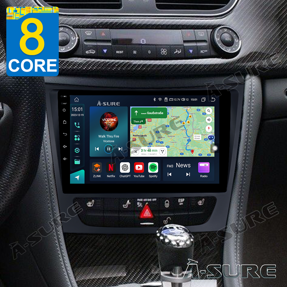 A-Sure GPS car radios Autoradio Mercedes W211 4+64GB Android 13