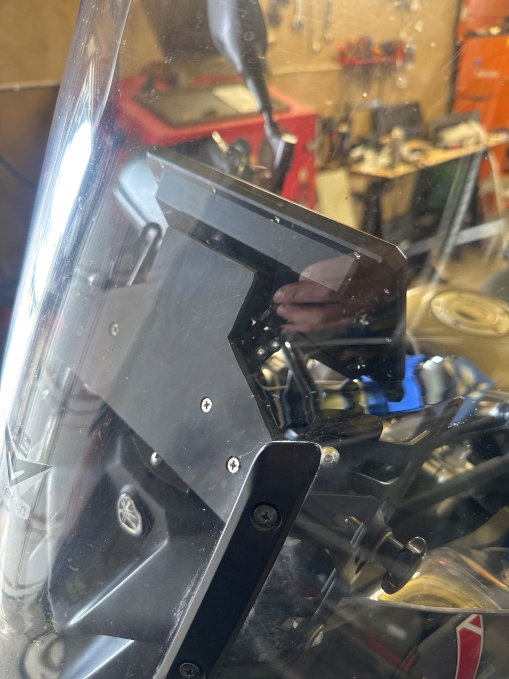 Carpuride W712D Motorrad CarPlay-Display 7 Zoll Dashcam