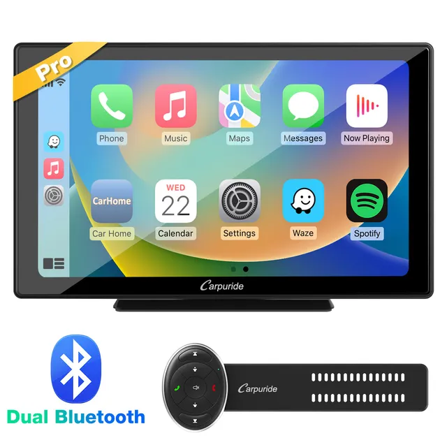 Carpuride W901 Pro 9 Zoll CarPlay-Display mit Lenkradsteuerung