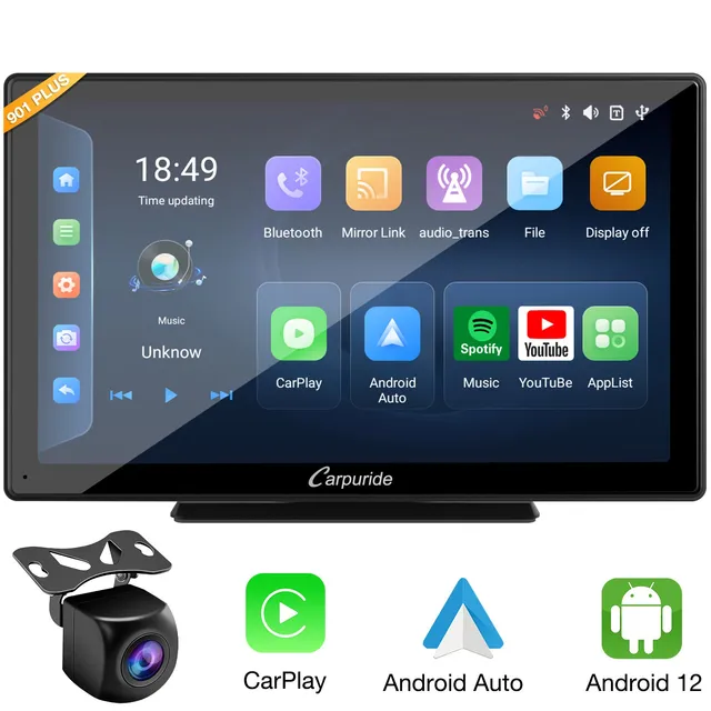 Carpuride W901 Plus Display 9 Zoll CarPlay Kamera Android