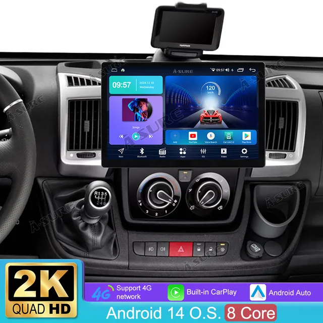 A-Sure GPS car radios 13,1 Zoll 4+64GB Autoradio Ducato Boxer Jumper