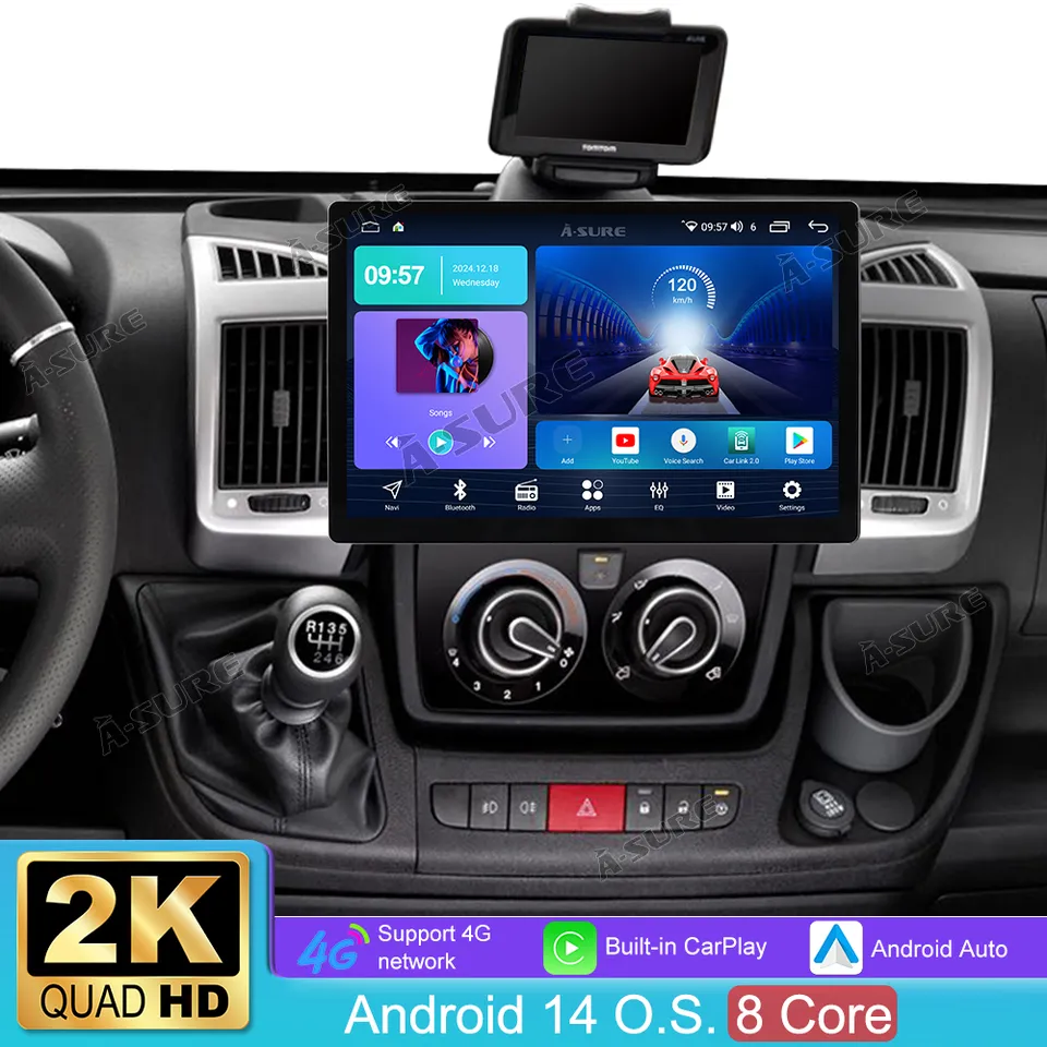 A-Sure GPS car radios 13,1 Zoll 4+64GB Autoradio Ducato Boxer Jumper