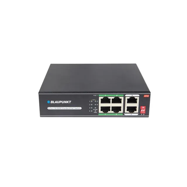 Blaupunkt BP-SWP-4EP2EL-65 PoE-Switch 6-Port