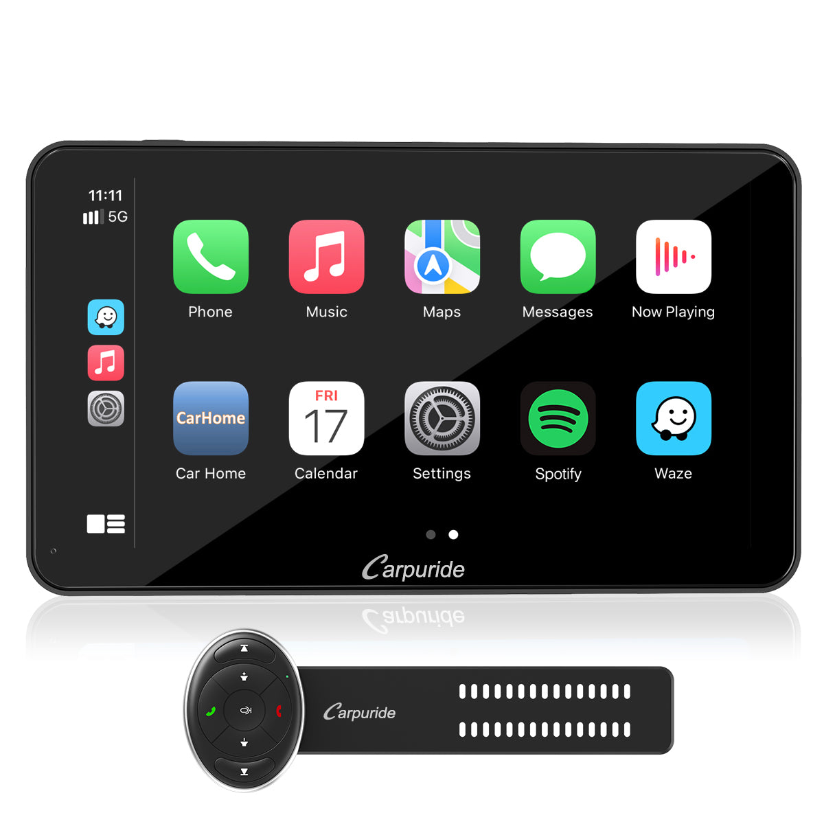 Carpuride W701 CarPlay Display 7 Zoll Lenkradsteuerung