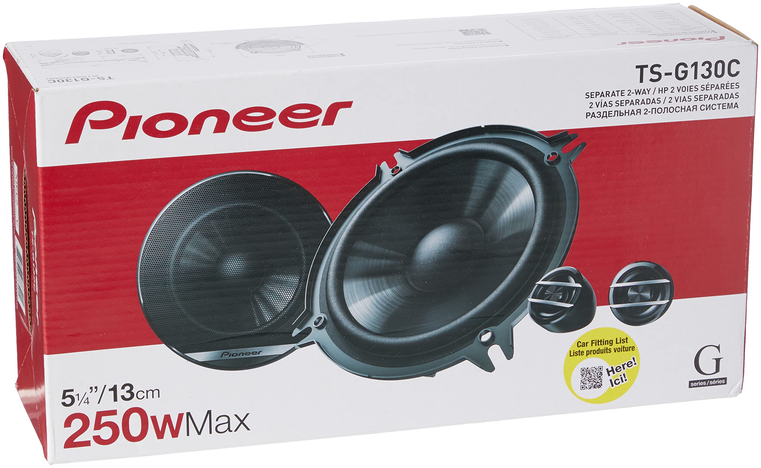Pioneer TS-G130C Auto Lautsprecher 13cm 250W Komponenten