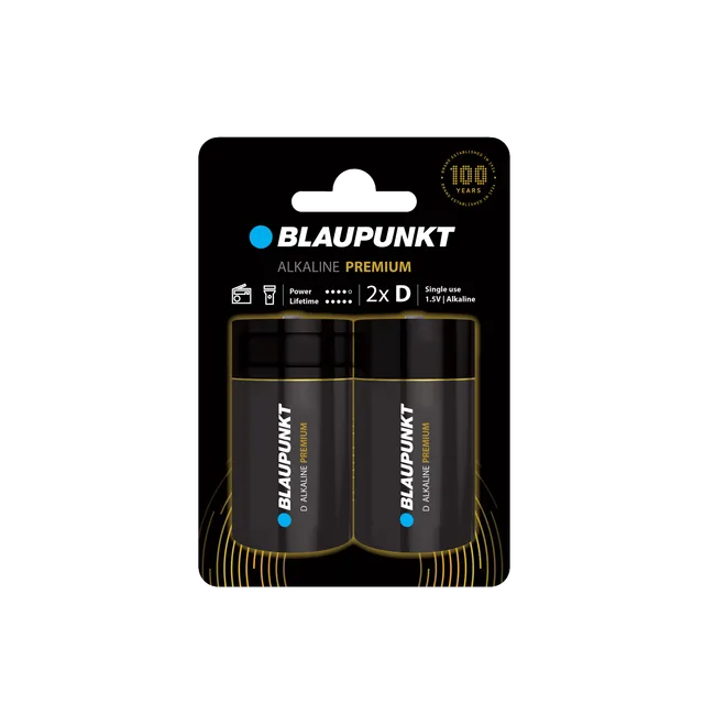 Blaupunkt Alkaline Premium D Batterie Mono haltbar 10 Jahre