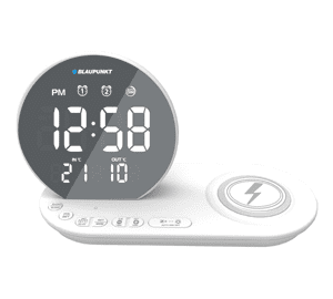 Blaupunkt CR85WH Charge Radiowecker FM USB Wireless Charging