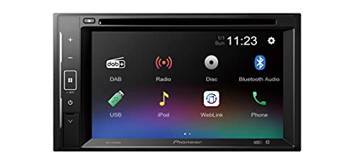 Pioneer AVH-A240DAB Autoradio 2-DIN DVD Touch DAB+ Bluetooth