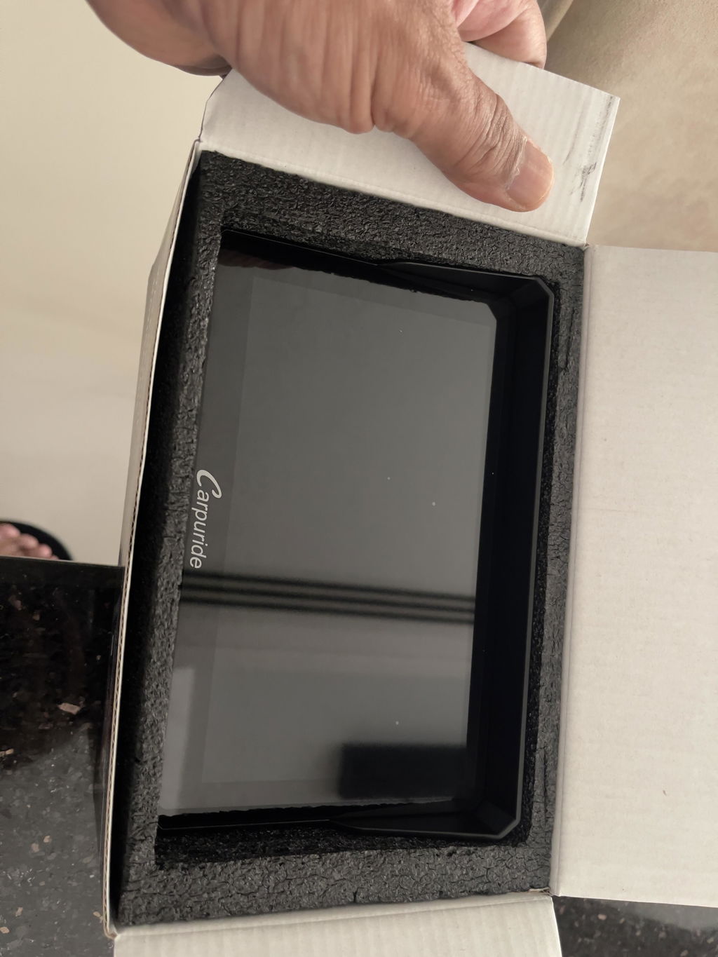 Carpuride W702B Motorrad Display CarPlay BMW Halterung 7 Zoll