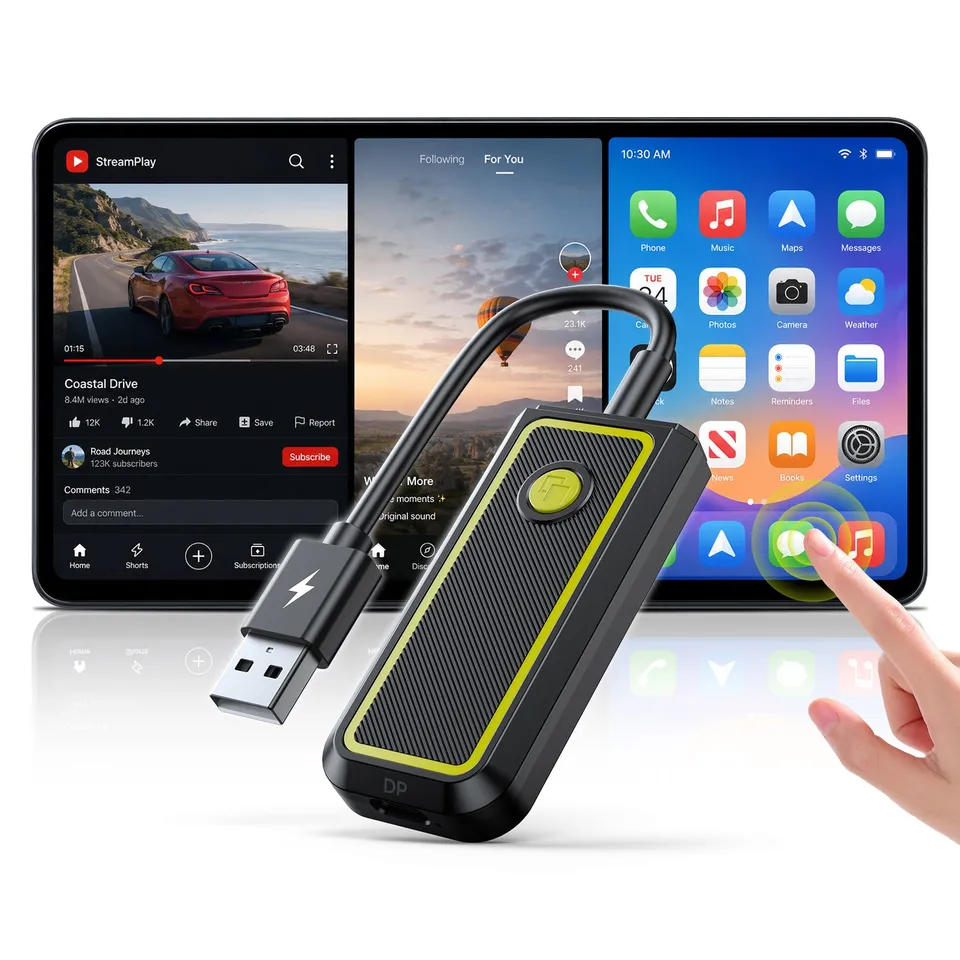 LAMTTO Adapter RC33 Wireless CarPlay-Adapter Mirror Touch