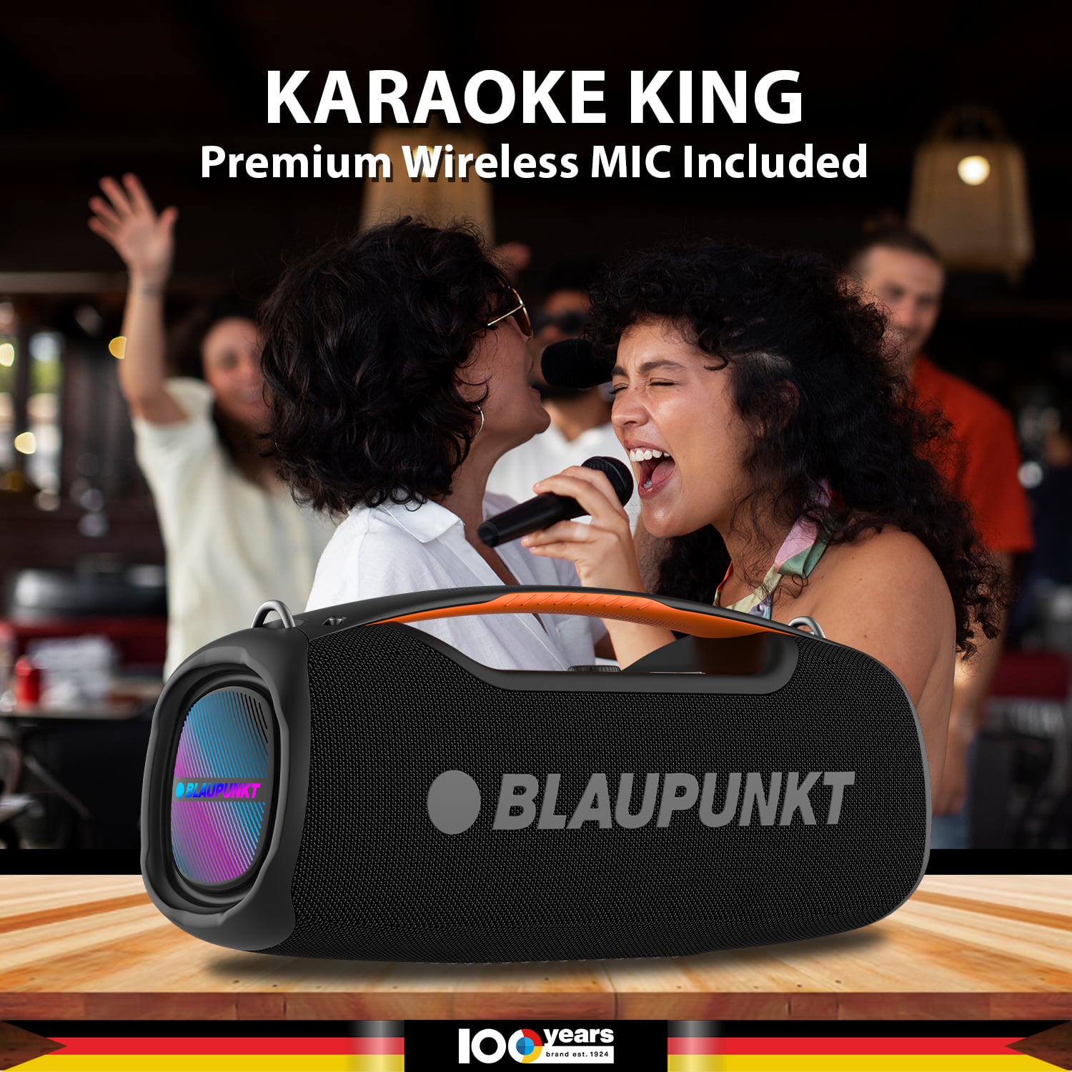 Blaupunkt Atomik Knightz King of Party Boombox 100W IPX6