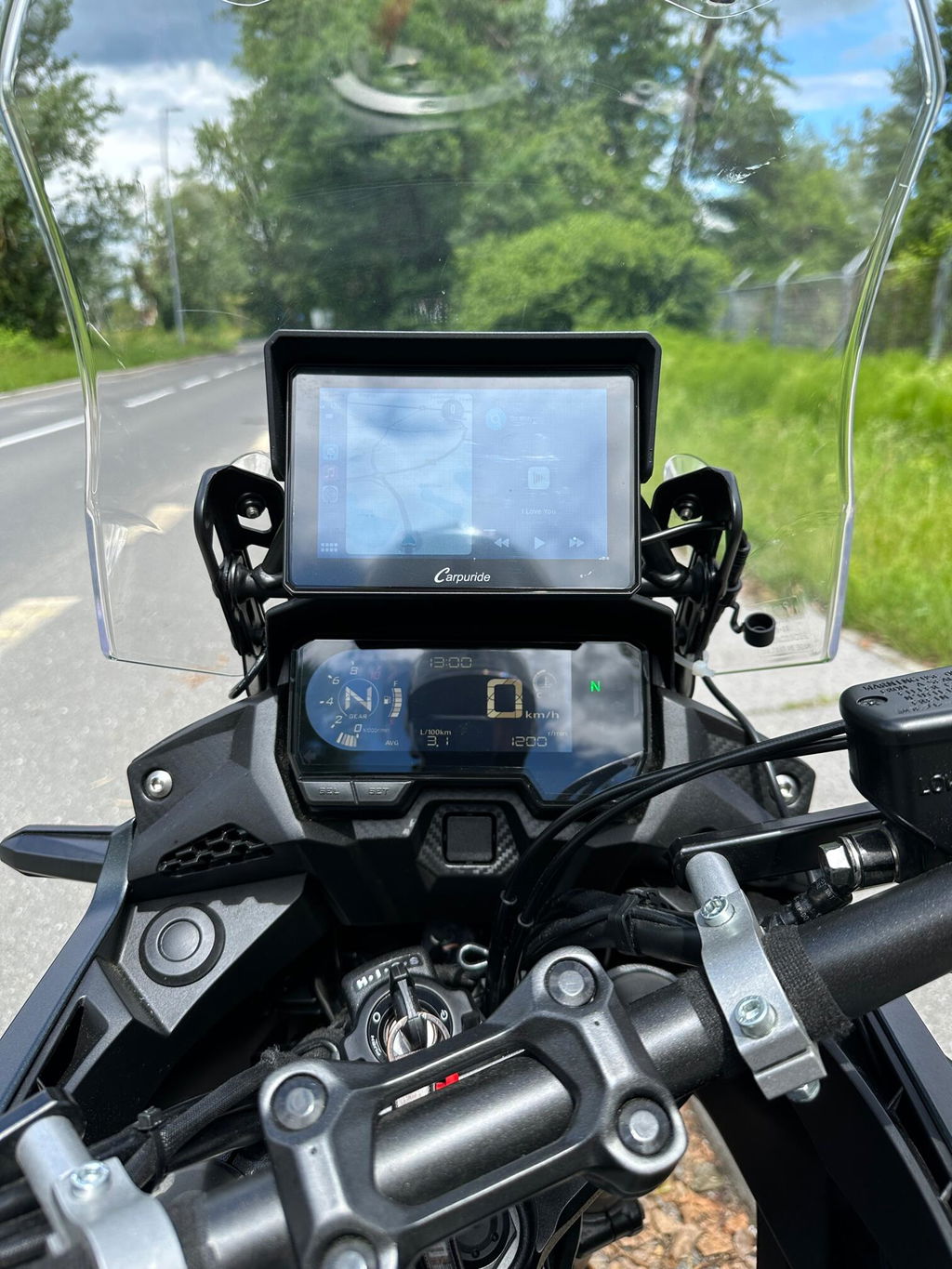 Carpuride W502 Motorrad CarPlay-Display 5 Zoll IP67 Bluetooth