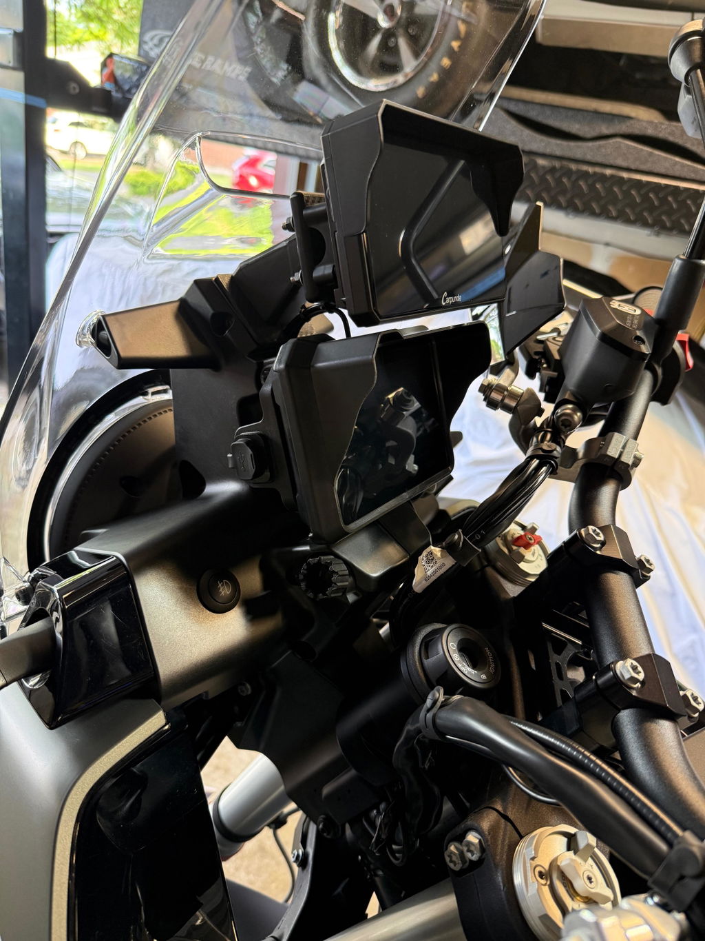 Carpuride W602S Pro CarPlay-Display 6 Zoll Motorrad ohne TPMS