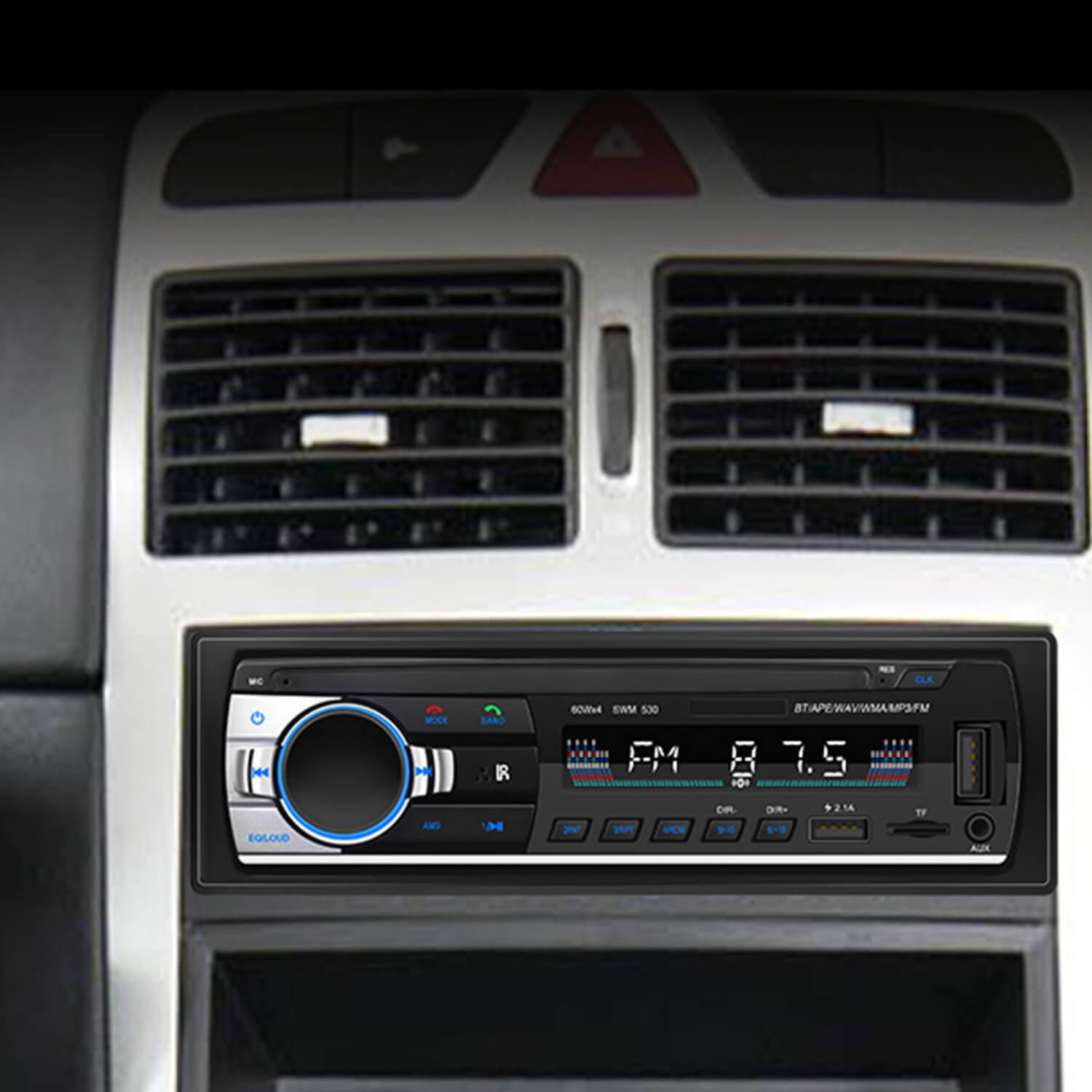 ESSGOO Car Stereo Single-DIN Autoradio Bluetooth FM USB