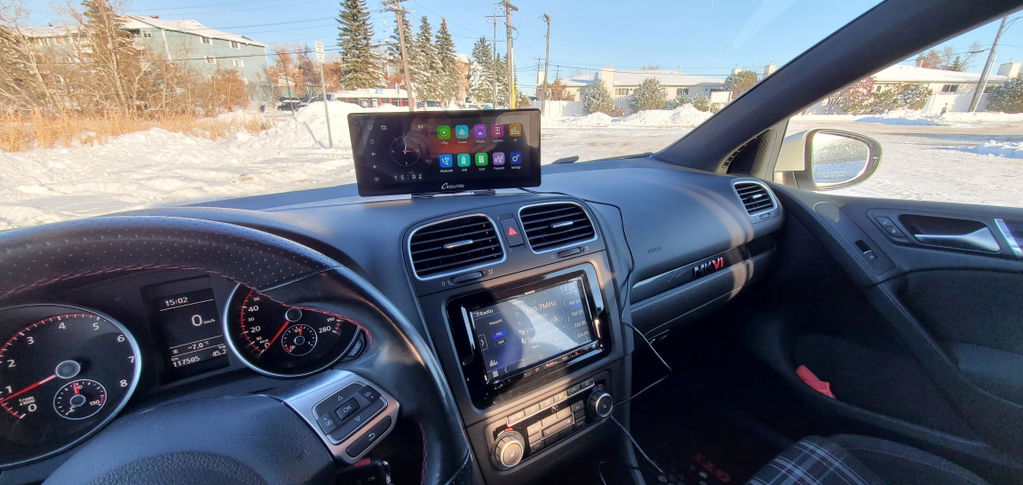 Carpuride W103 CarPlay-Display 10,3 Zoll mit Rückfahrkamera