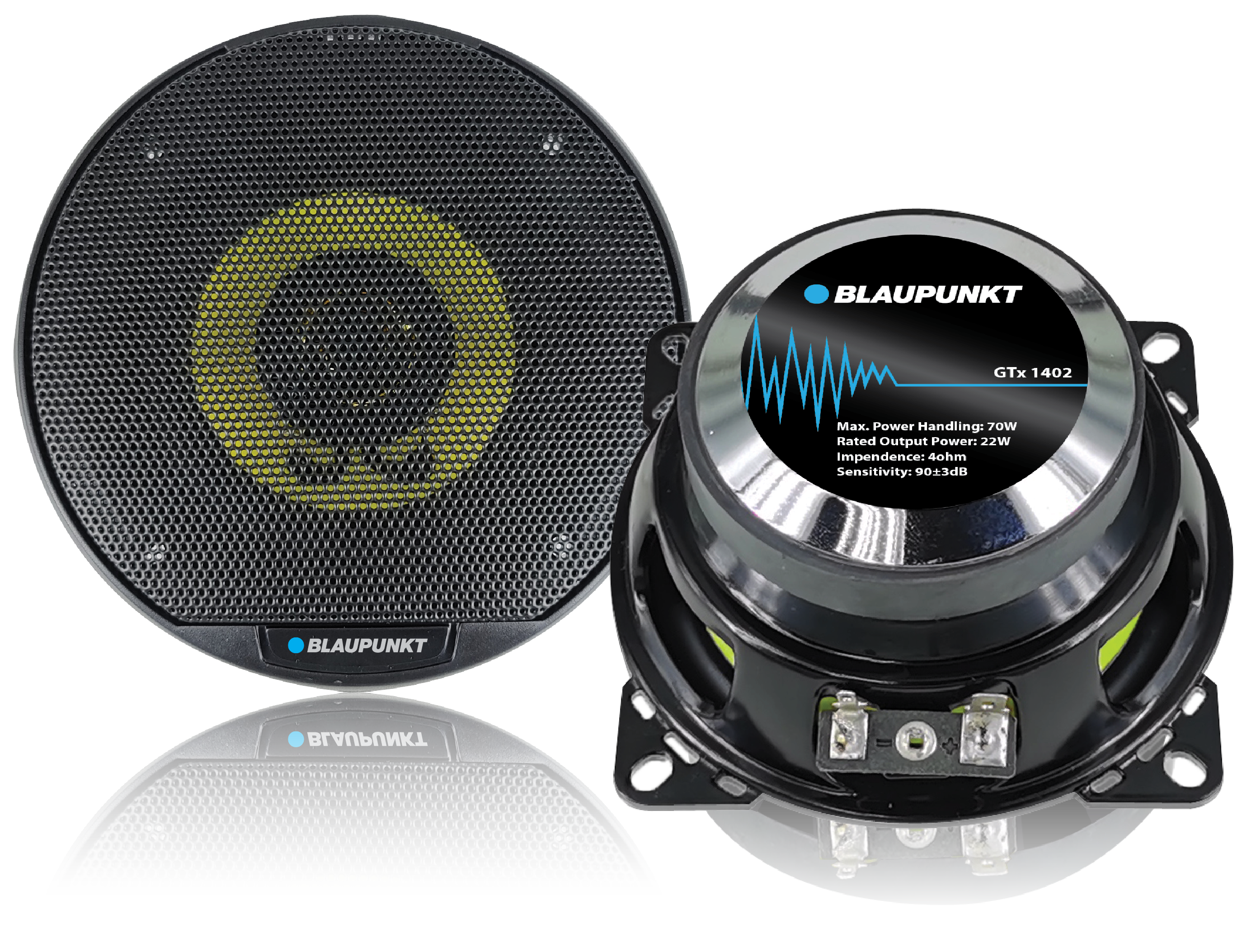 Blaupunkt GTx 1402 Autolautsprecher 10cm 70W Koaxial