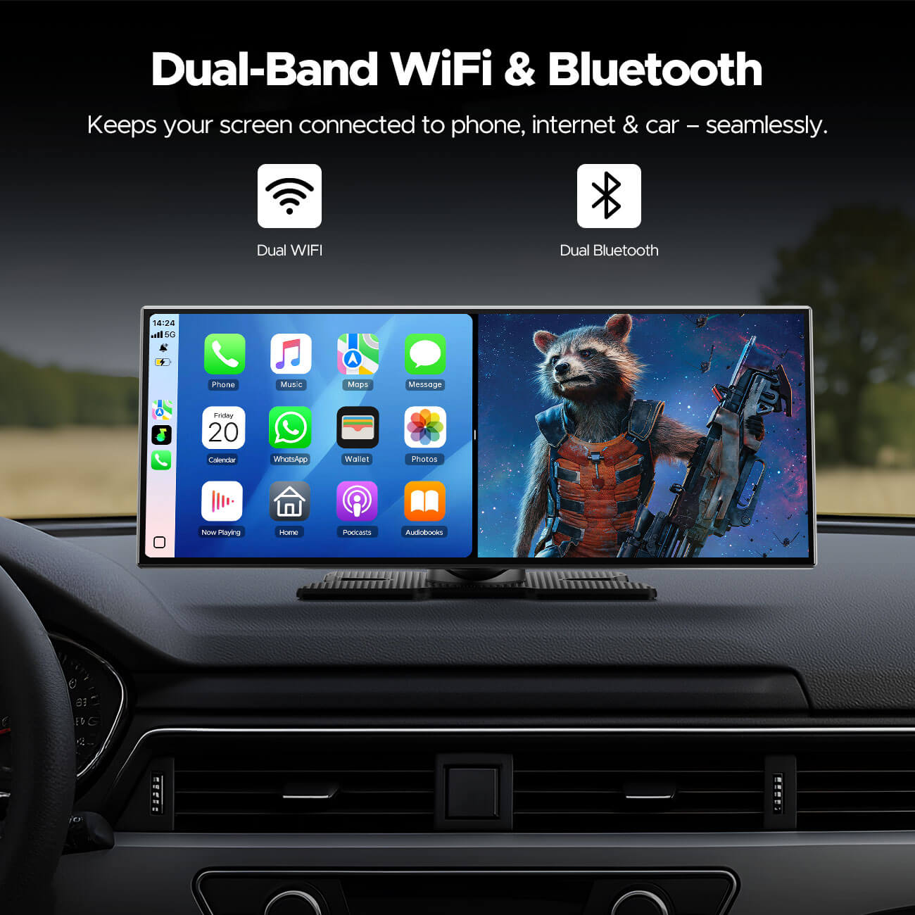 LAMTTO Carplay RC29 10,25 Zoll Display Netflix + Rückkamera