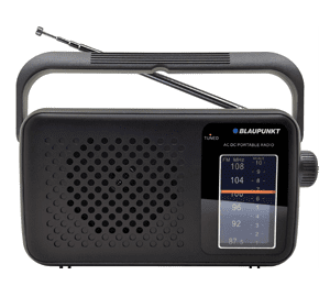 Blaupunkt PR8BK FM Radio tragbar schwarz batteriebetrieben