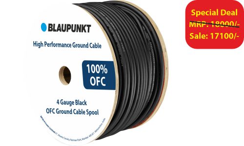 Blaupunkt BP 4GA OFC Kabel 15m Schwarz Car-HiFi