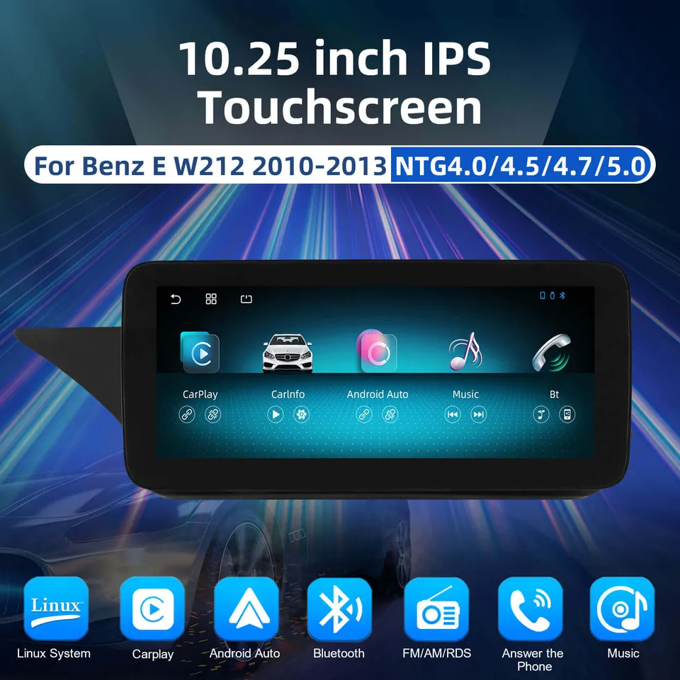 ESSGOO Car Stereo LZ0001 10,25-Zoll Autoradio für Benz E W212