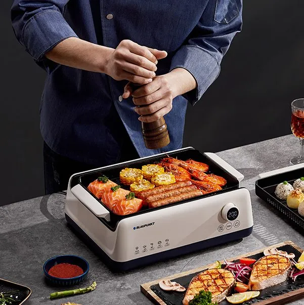 Blaupunkt Grills & BBQ BP-SK01-BAI Grillplatte raucharm
