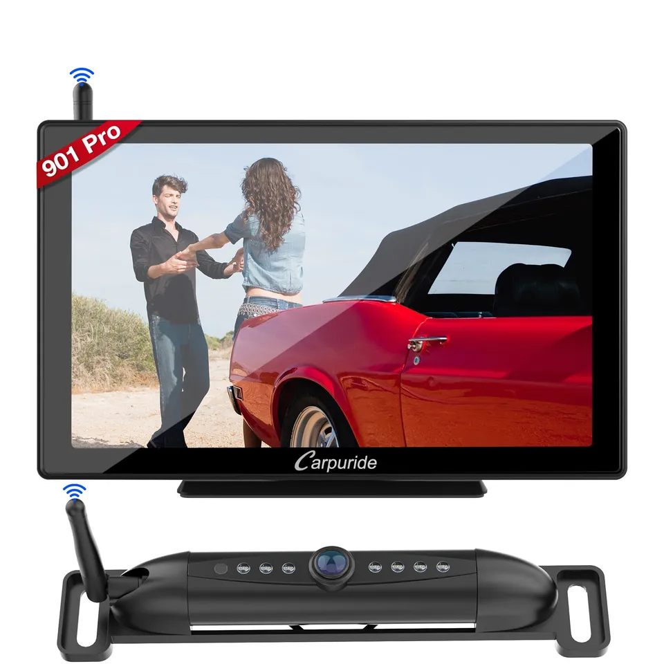 Carpuride W901 Pro CarPlay Display 9 Zoll mit WF01 Kamera