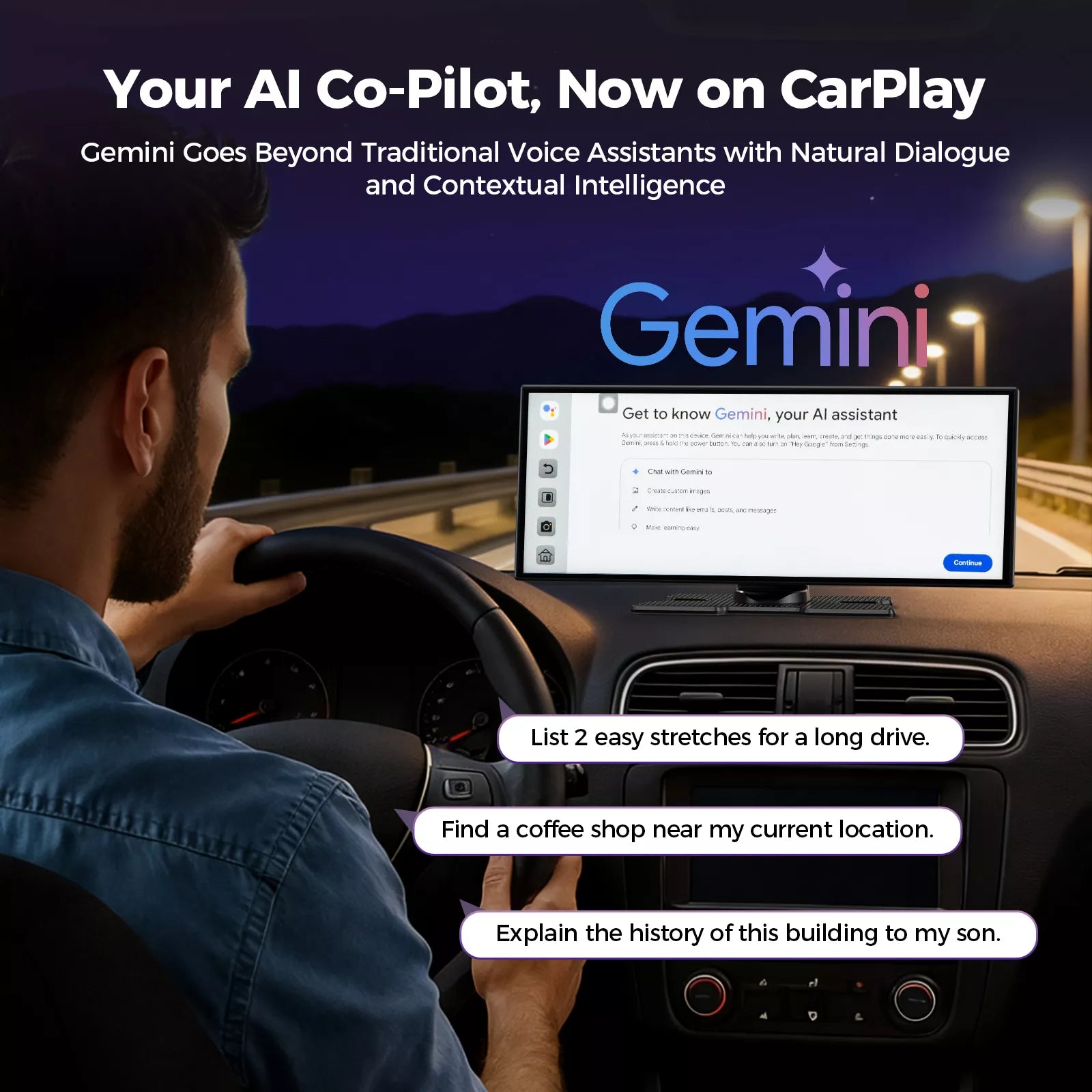 LAMTTO Carplay RC32 11 Zoll CarPlay-Display AI Google Play