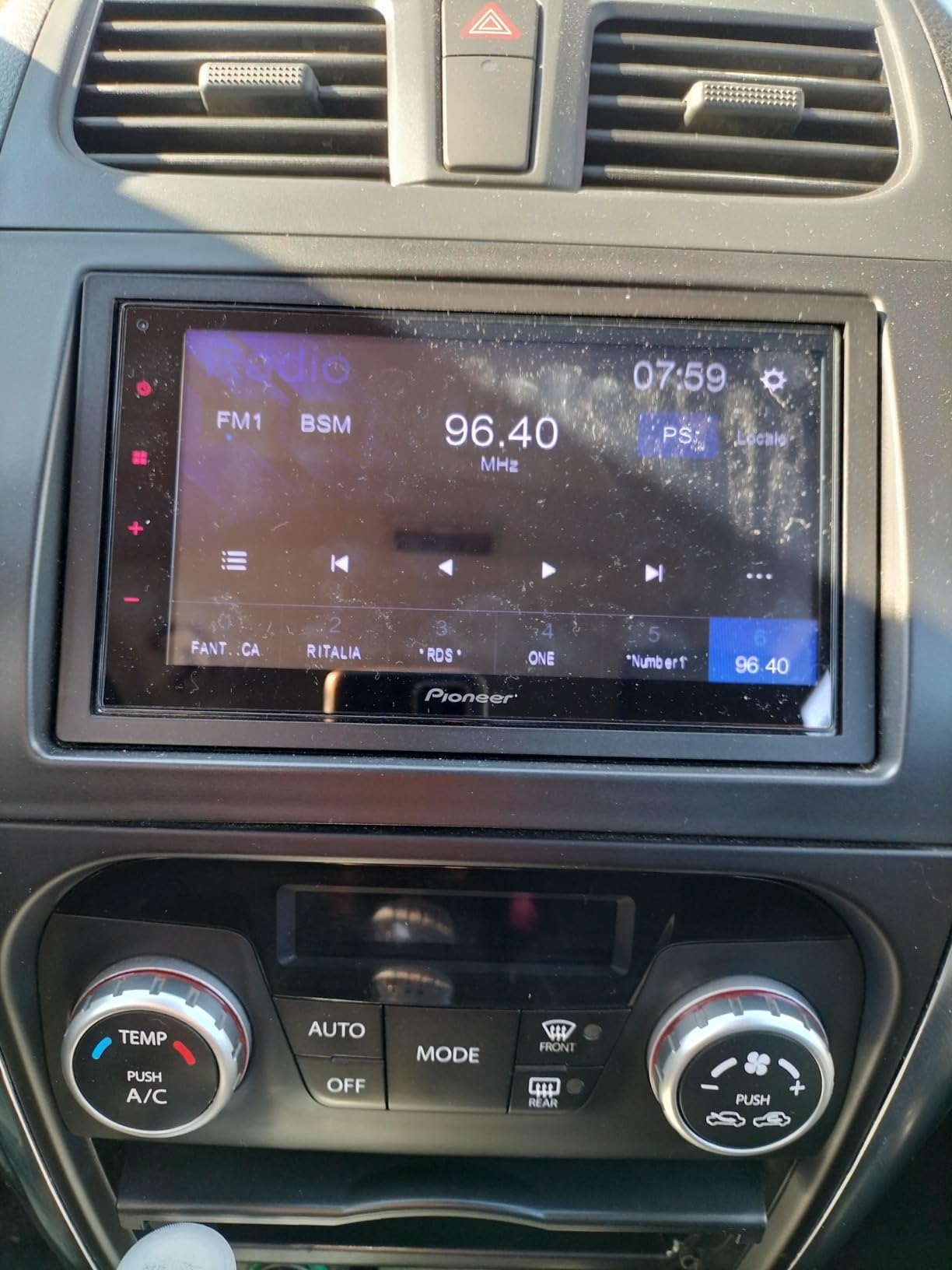 Pioneer DMH-A340DAB Autoradio 2-DIN Touch DAB+ Antenne Bluetooth