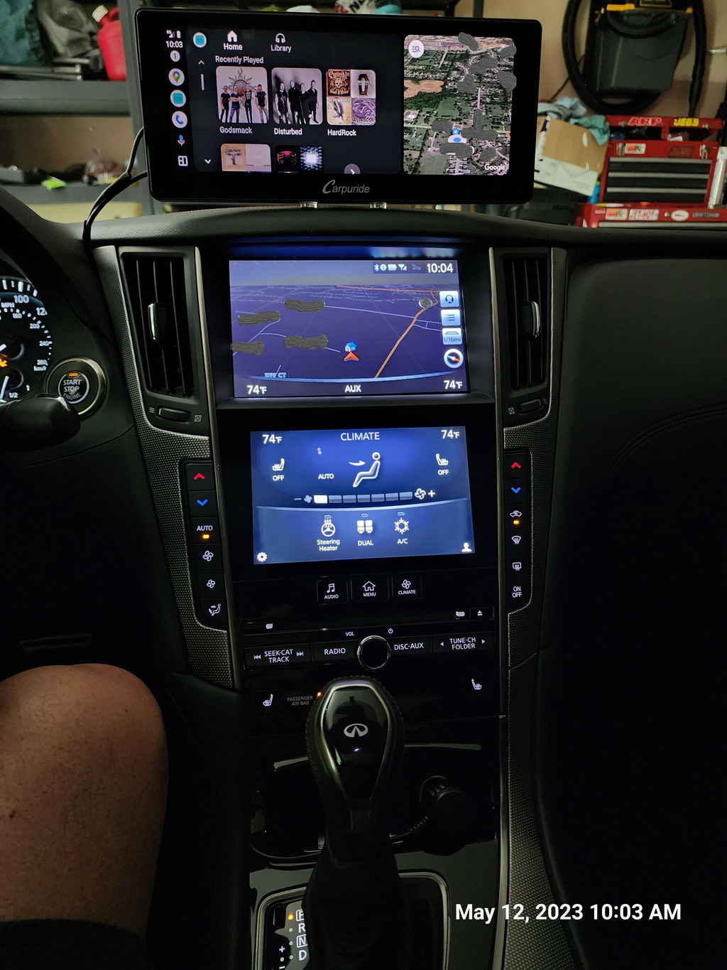 Carpuride W103 CarPlay Display 10,3 Zoll Auto