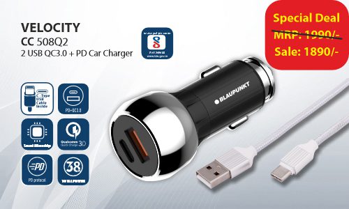 BLAUPUNKT Car BP CC 508 Q2 Autoladegerät 12V USB-C