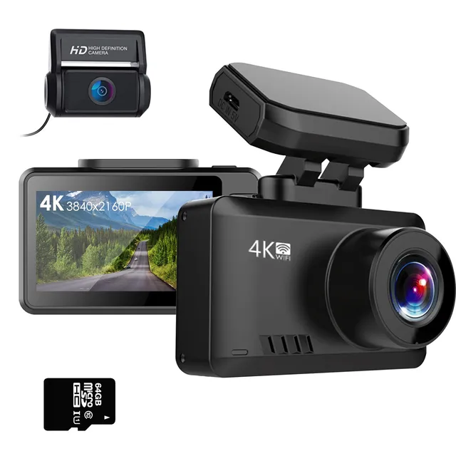 Carpuride Accessories T8 Dashcam 4K UHD 2,45-Zoll IPS