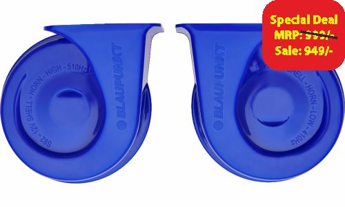 Blaupunkt S92 BL Hupe 12V Trompetenhorn blau Auto